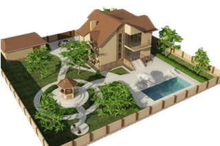 Привязка дома к участку